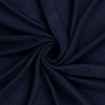 bleu marine | Tissu jersey maille tricot fin melange, bleu marine