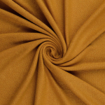 jaune moutarde | Tissu jersey maille tricot fin melange, moutarde