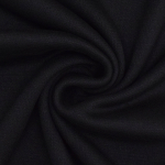 noir | Tissu maille tricot fin double face Lia, noir