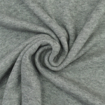 gris | Tissu maille tricot fin double face, gris