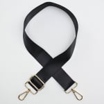 zwart | Kant-en-klare tassenband uni 40mm, zwart