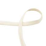 gebroken wit | Plat koord 15 mm, gebroken wit