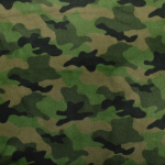 groen | Flanel fleece Camouflage, groen