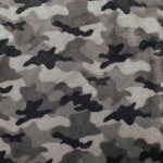 lichtgrijs | Flanel fleece Camouflage, lichtgrijs