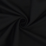 schwarz | Flanellstoff uni, schwarz