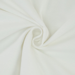 blanc | Tissu flanelle de coton uni,  blanc