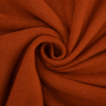 terracotta foncé | Tissu polaire anti-boulochage terracotta foncé
