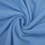 bleu fumée | Tissu polaire anti-boulochage bleu fumée
