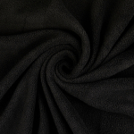 zwart | Fleece antipilling, zwart