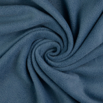 bleu pigeon | Tissu polaire anti-boulochage bleu pigeon