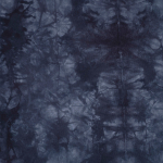 donkerblauw | French Terry geruwd Batik, donkerblauw