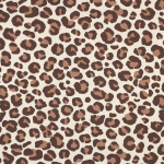 beige | French Terry angeraut Leopard, beige