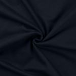 bleu marine | Tissu french terry gratté, bleu marine