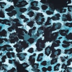 turquoise | French Terry Leo, turquoise