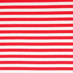 red | French terry stripes Leonie, red