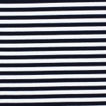 marineblauw | French Terry Stripes, marineblauw