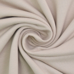 beige | French Terry uni geruwd, beige
