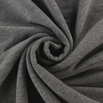 gris foncé | Tissu french terry uni, gris profond- chiné