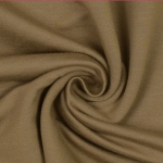 marron clair | Tissu french terry uni, marron clair