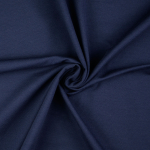 bleu profond | Tissu french terry uni, bleu profond
