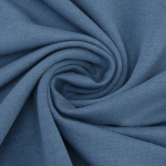 bleu denim | Tissu french terry Vintage uni, bleu denim
