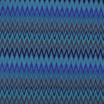 blau | French Terry Zig Zag, blau