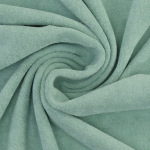 menthe pâle | Tissu éponge jersey coton, menthe pâle