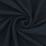 bleu marine | Tissu éponge coton, marine