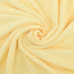 jaune clair | Tissu éponge coton, jaune clair