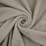 gris clair | Tissu éponge coton uni, gris clair