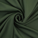 kaki | Tissu jersey technique sport uni, vert kaki