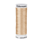 beige foncé | Bobine fil à coudre Gütermann 200m polyester, (170) beige foncé