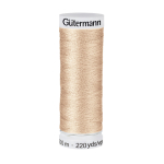 beige clair | Bobine fil à coudre Gütermann 200m polyester, (198) beige clair