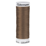 marron | Bobine fil à coudre Gütermann 200m polyester, (252) marron