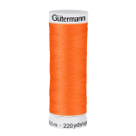 orange | Bobine fil à coudre Gütermann 200m polyester, (351) orange