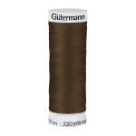 marron | Bobine fil à coudre Gütermann 200m polyester, (406) marron