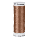 marron clair | Bobine fil à coudre Gütermann 200m polyester, (446) marron clair