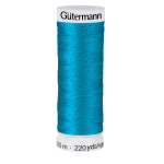 bleu pétrole foncé | Bobine fil à coudre Gütermann 200m polyester, (482) bleu pétrole foncé