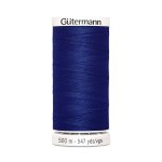 bleu royal | Bobine fil à coudre Gütermann 500m polyester, (232) bleu royal