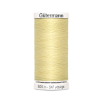 jaune clair | Bobine fil à coudre Gütermann 500m polyester, (325) jaune clair