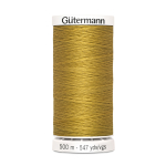 jaune d'or | Bobine fil à coudre Gütermann 500m polyester, (968) jaune d'or