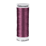 prune | Bobine fil à coudre Gütermann 200m polyester, (517) prune