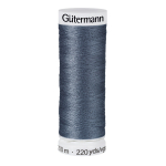 gris phoque | Bobine fil à coudre Gütermann 200m polyester, (537) gris phoque