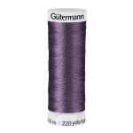 prune | Bobine fil à coudre Gütermann 200m polyester, (575) prune