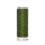 olive foncé | Bobine fil à coudre Gütermann 200m polyester, (585) vert olive foncé