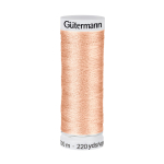 abricot | Bobine fil à coudre Gütermann 200m polyester, (586) abricot
