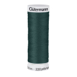 bleu pétrole foncé | Bobine fil à coudre Gütermann 200m polyester, (764) bleu pétrole foncé