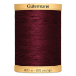bordeauxrood | Gütermann C NE 50 Katoen garen 800 m, bordeauxrood