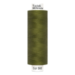 vert olive | Bobine fil à coudre Gütermann 500m polyester Toldi, (582) vert olive