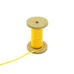 jaune | Cordon élastique chapeau 3mm, jaune
